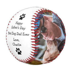 Pelota De Béisbol Feliz Día del Padre, mejores fotos de papá de perr