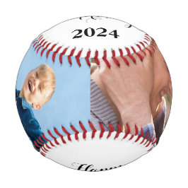 Pelota De Béisbol Feliz Día del Padre Personalizado 2 foto