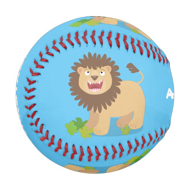 Pelota De Béisbol Feliz ilustracion personalizado ruidoso (Anverso izquierdo)