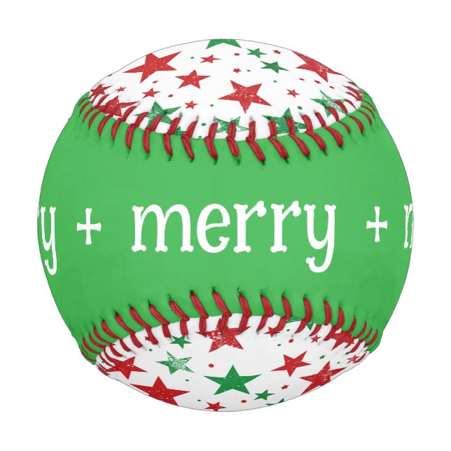Pelota De Béisbol Feliz Navidad (Reverso)