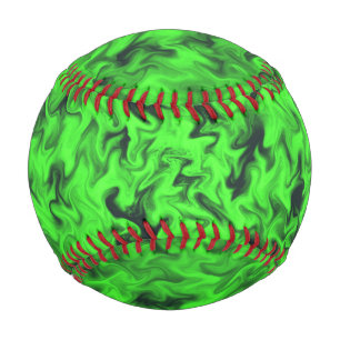 Pelota De Béisbol Fiery Green