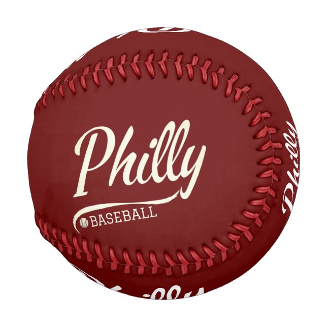 Pelota De Béisbol Filadelfia del Viejo Béisbol de Filadelfia (Anverso derecho)