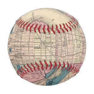 Pelota De Béisbol Filadelfia, Mapa de Pensilvania