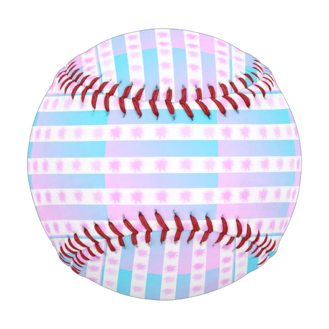 Pelota De Béisbol Filas salpicadas de béisbol (Anverso)