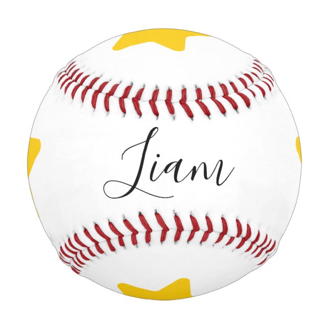 Pelota De Béisbol Firma de nombre personalizado (Reverso)