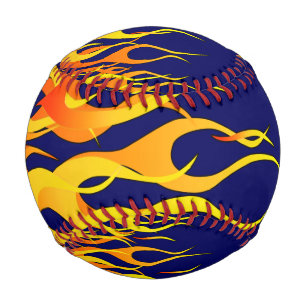 Pelota De Béisbol Flames de Carreras clásicas de Guay