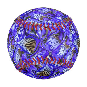 Pelota De Béisbol Flor de iris púrpura / inclinada / cubierta /