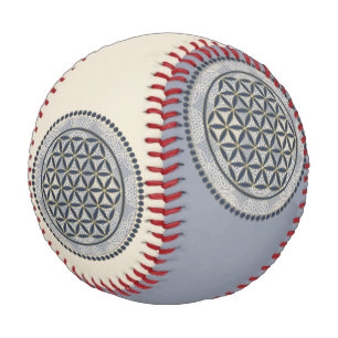 Pelota De Béisbol Flor de vida / Blume des Lebens - Botón IX