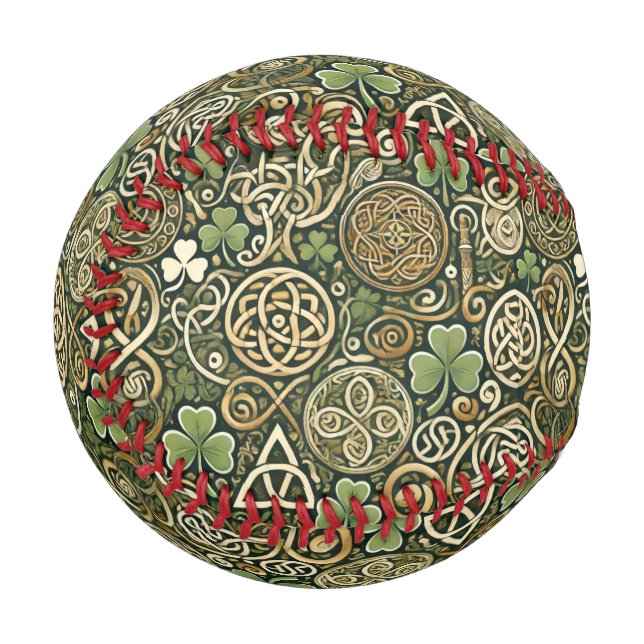 Pelota De Béisbol Florecimiento Celta (Reverso derecho)