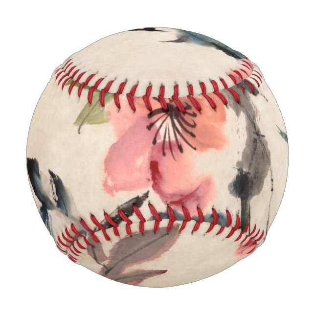 Pelota De Béisbol Flores (Anverso)