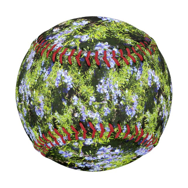 Pelota De Béisbol flores de romero verdes (Anverso)