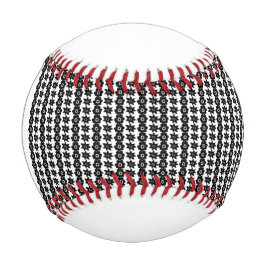 Pelota De Béisbol fondo blanco y negro con muchos puntos