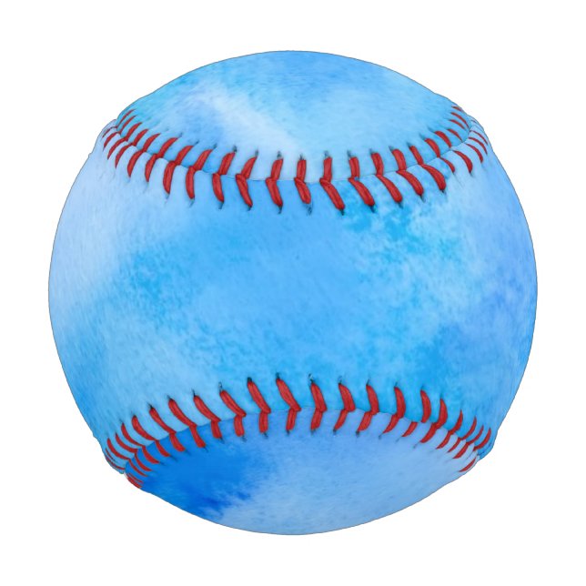 Pelota De Béisbol Fondo de acuarela abstracta (Anverso)