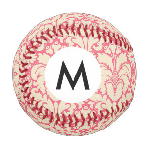 Pelota De Béisbol Fondo de damasco de estilo barroco 2