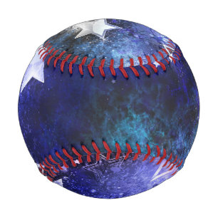 Pelota De Béisbol Fondo espacial con estrellas