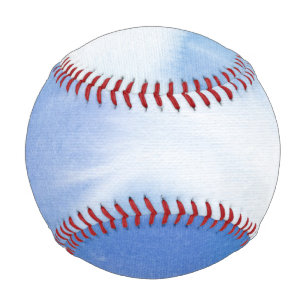 Pelota De Béisbol Fondo pintado a mano de acuarela abstracta 4