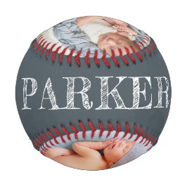 Pelota De Béisbol Foto Baby Shower personalizada