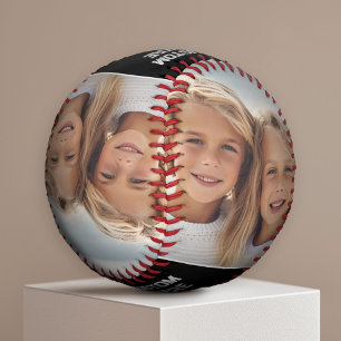 Pelota De Béisbol Foto completa - Texto de Personalizado vertical