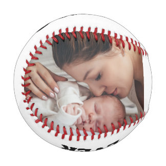 Pelota De Béisbol Foto de bebé personalizada MEJOR MAMÁ DEL MUNDO