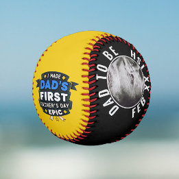 Pelota De Béisbol Foto de Béisbol de Papá para Ser Personalizado