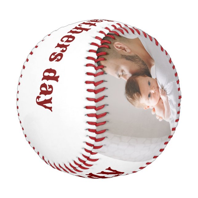 Pelota De Béisbol Foto de personalizado 2 keepsake Béisbol (Angular)