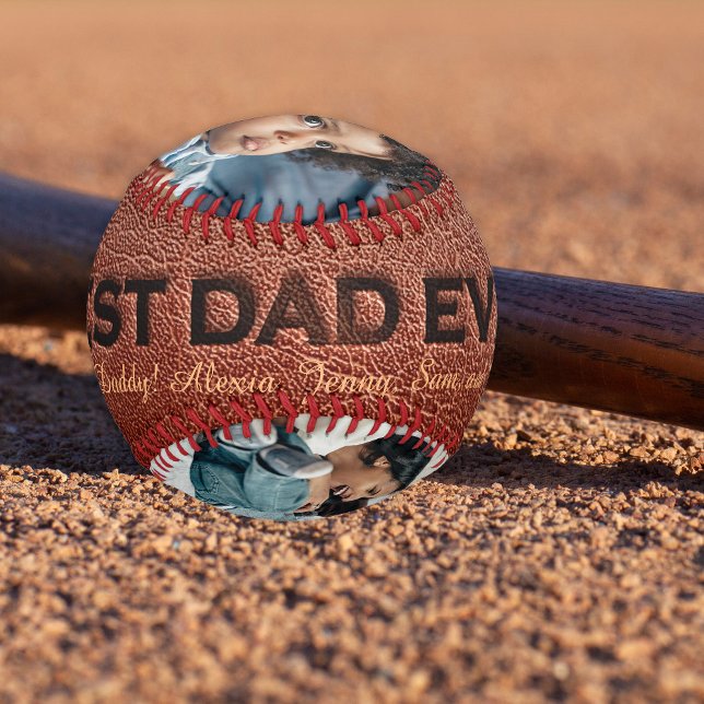Pelota De Béisbol Foto del sello de cuero marrón del Día del Padre M (Subido por el creador)