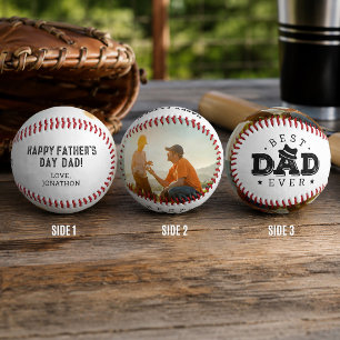 Pelota De Béisbol Foto Mejor Papá del Mundo Día del Padre
