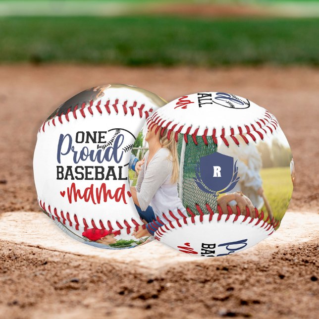 Pelota De Béisbol Foto Monograma Regalo de madre de béisbol (Subido por el creador)