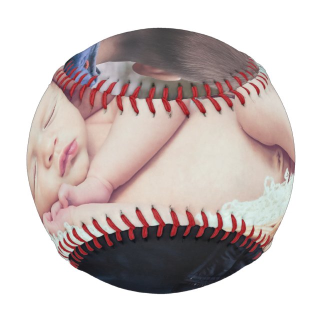 Pelota De Béisbol Foto personalizada (Reverso)