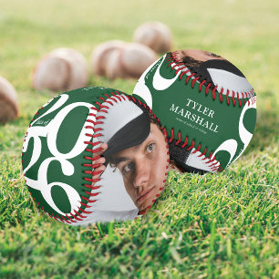 Pelota De Béisbol Foto personalizada de graduación de último año 202