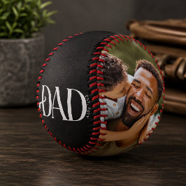 Pelota De Béisbol Foto personalizada de papá