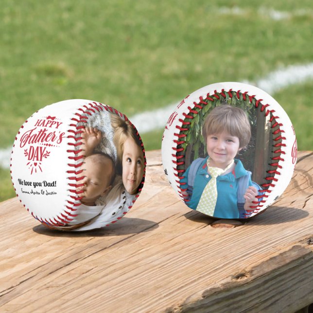 Pelota De Béisbol Foto personalizado Feliz Día del Padre (Subido por el creador)