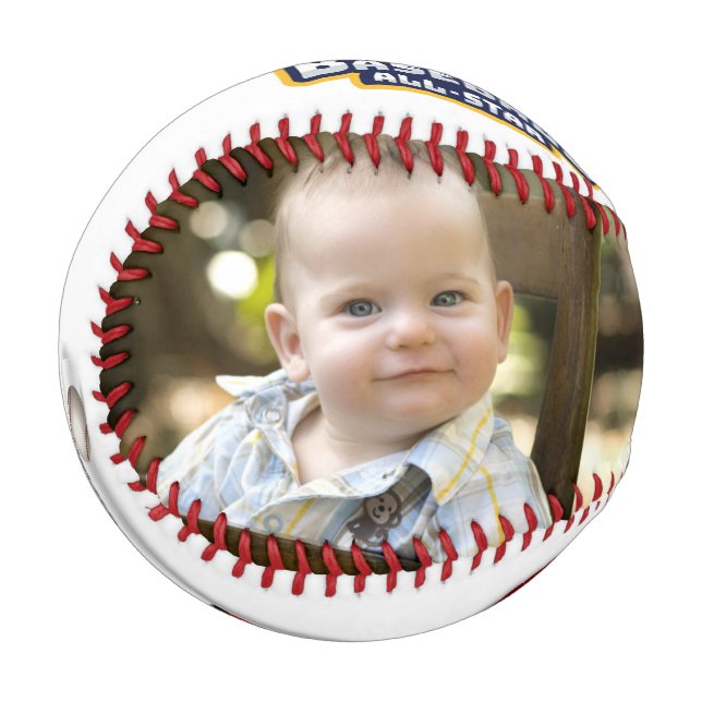 Pelota De Béisbol Foto Personalizado personalizada, (Anverso izquierdo)