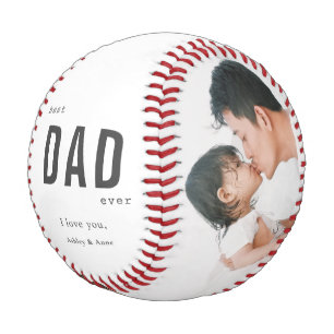 Pelota De Béisbol Foto simple Día del Padre Nunca Mejor Papá