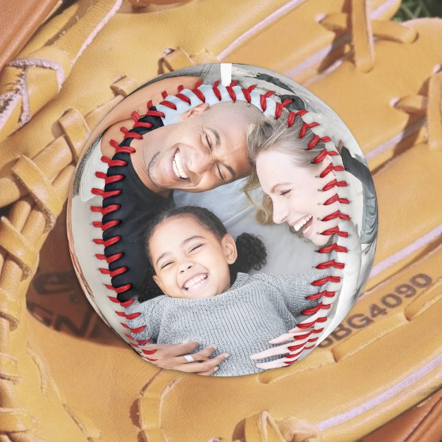 Pelota De Béisbol Foto Simple Personalizada (Personalized Simple Photo Baseball )