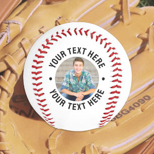 Pelota De Béisbol Foto y texto personalizados