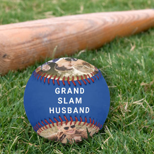 Pelota De Béisbol Fotos del mejor esposo de la historia azul