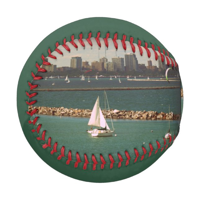 Pelota De Béisbol Fotos en barco de vela: Mejor Béisbol masculino (Reverso derecho)