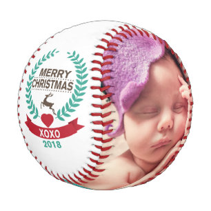 Pelota De Béisbol Fotos navideñas del béisbol