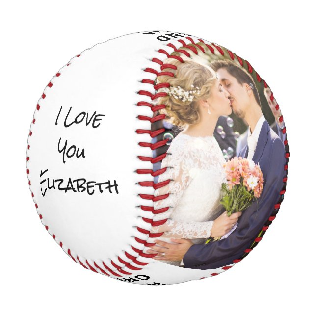 Pelota De Béisbol Fotos personalizadas de la esposa (Angular)