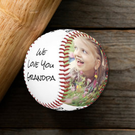 Pelota De Béisbol Fotos personalizadas del abuelo