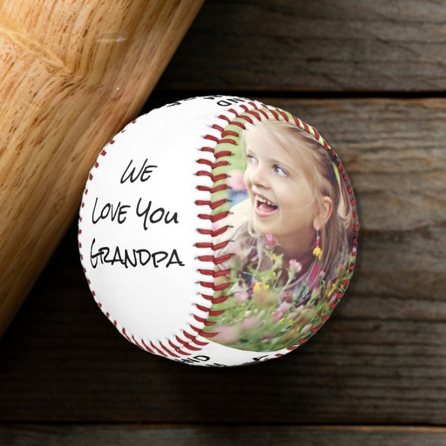 Pelota De Béisbol Fotos personalizadas del abuelo (Subido por el creador)