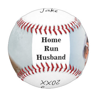 Pelota De Béisbol Fotos personalizadas del marido Béisbol