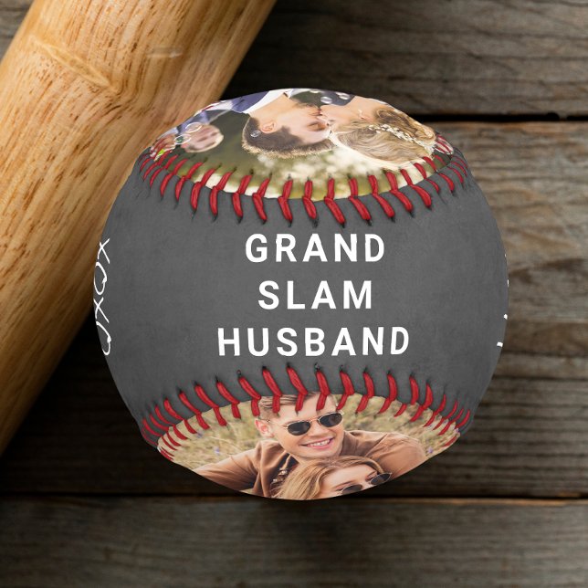 Pelota De Béisbol Fotos personalizadas del marido gris (Subido por el creador)