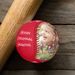 Pelota De Béisbol Fotos rojas del abuelo de navidad
