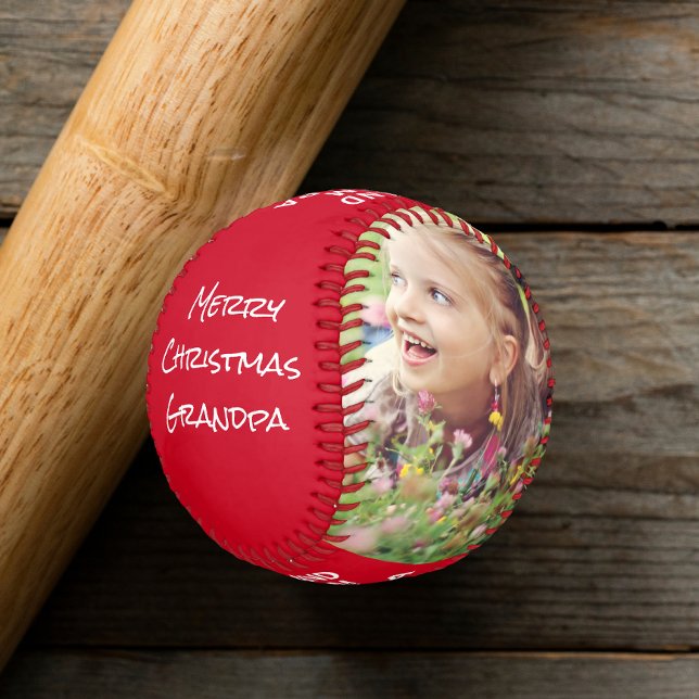 Pelota De Béisbol Fotos rojas del abuelo de navidad (Subido por el creador)