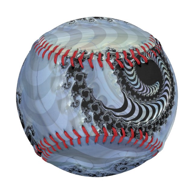 Pelota De Béisbol Fractal Spiral Elegance Baseball (Anverso)