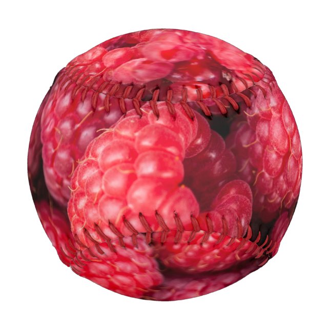 Pelota De Béisbol Frambuesas rojas frescas (Anverso)