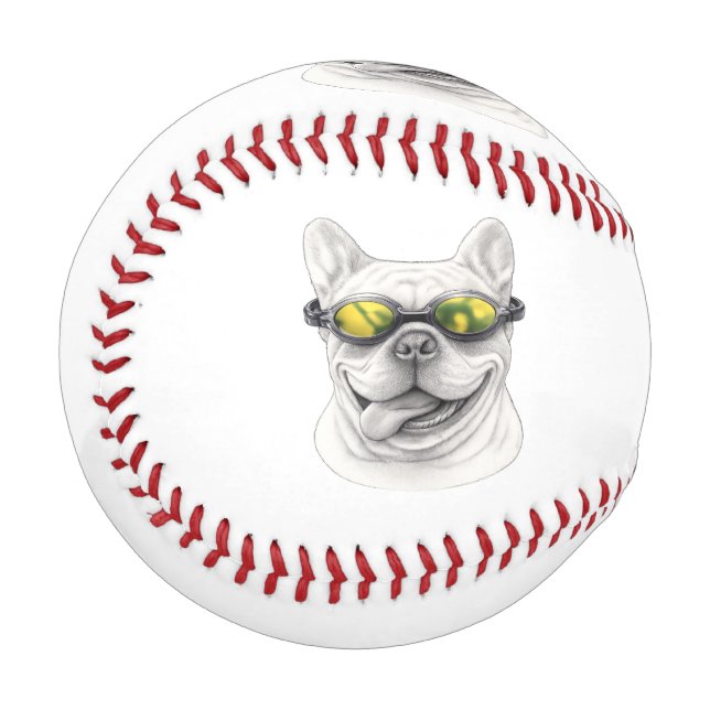 Pelota De Béisbol French Bulldog Baseball (Anverso izquierdo)