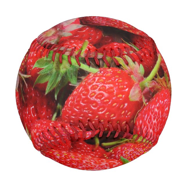 Pelota De Béisbol Fresas (Anverso)